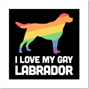 Labrador - Funny Gay Dog LGBT Pride Posters and Art